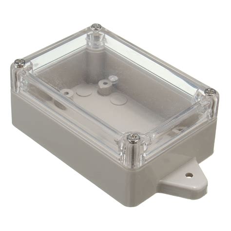 plastic electrical project enclosure|plastic enclosure with clear lid.